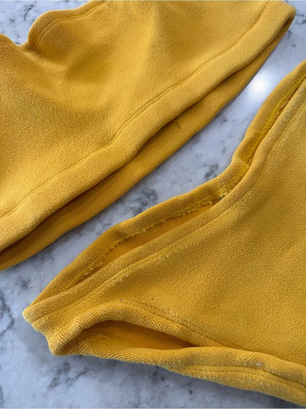 Hunza G Mustard Yellow Bikini Set